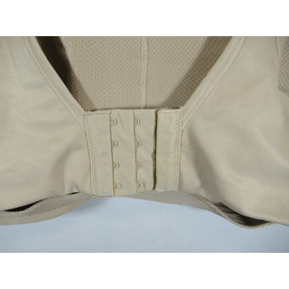 Playtex 18-Hour Bounce Control Bra 42DDD Beige Wireless 4699